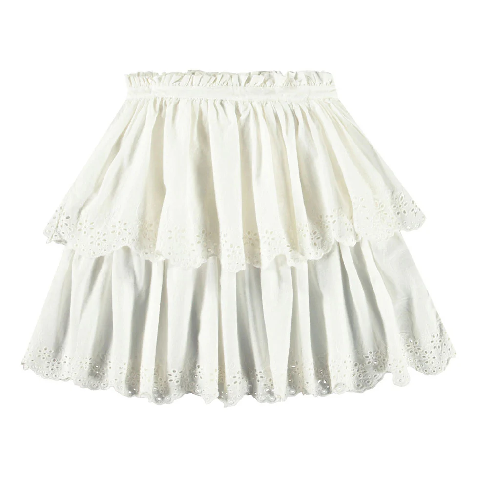 Molo Crisp White Brianna Skirt