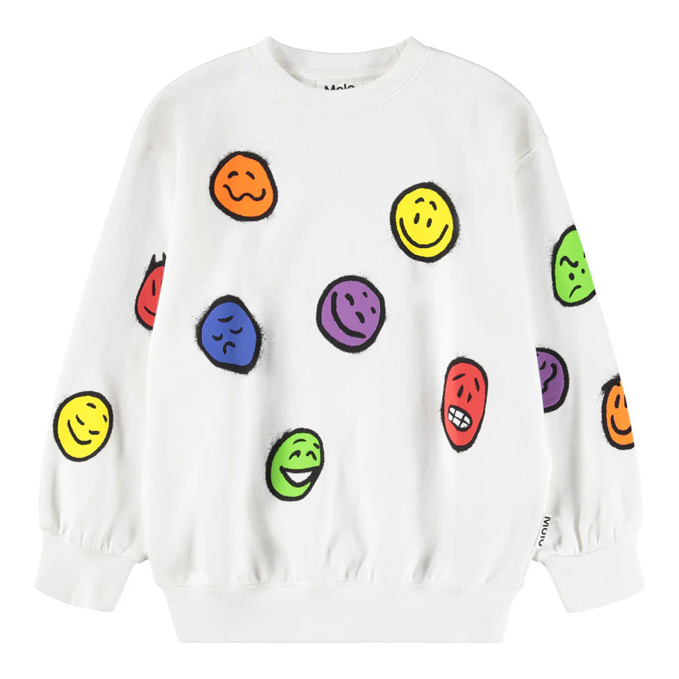 Molo Crisp White Monti Sweatshirt