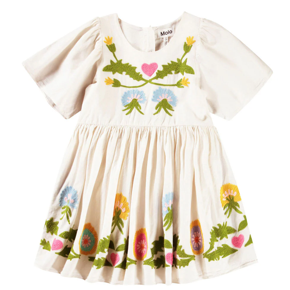 Molo Dandelion Border Carlin Dress