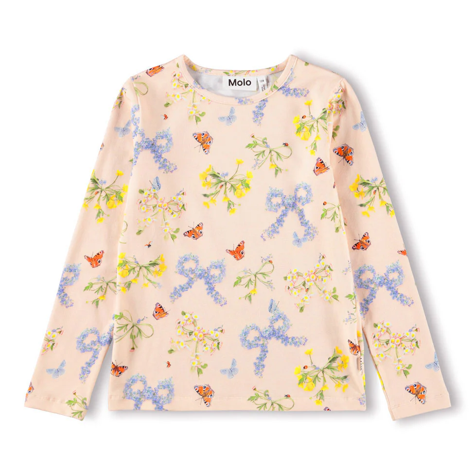 Molo Flowerbows Rose T-Shirt
