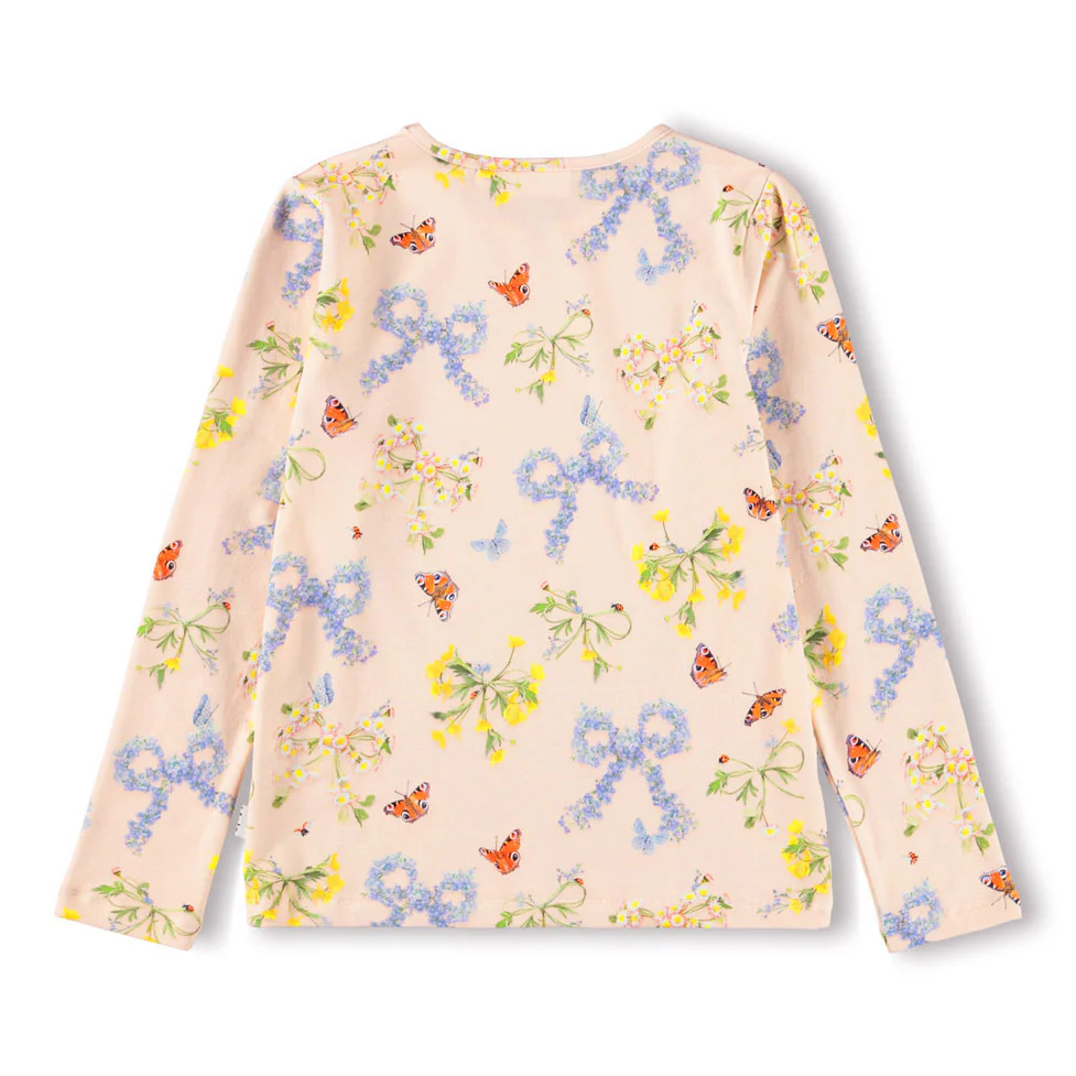 Molo Flowerbows Rose T-Shirt - Image 2