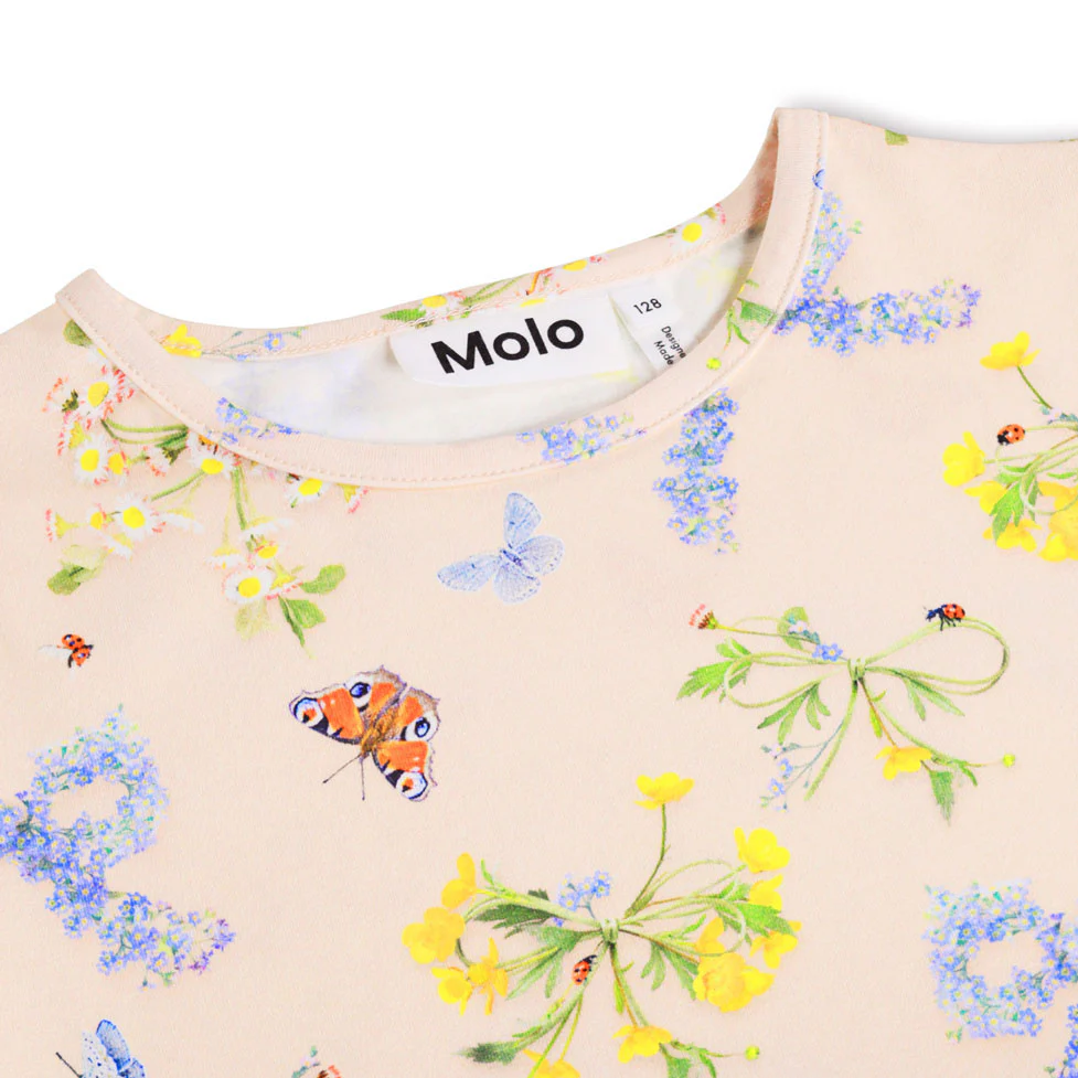 Molo Flowerbows Rose T-Shirt - Image 3