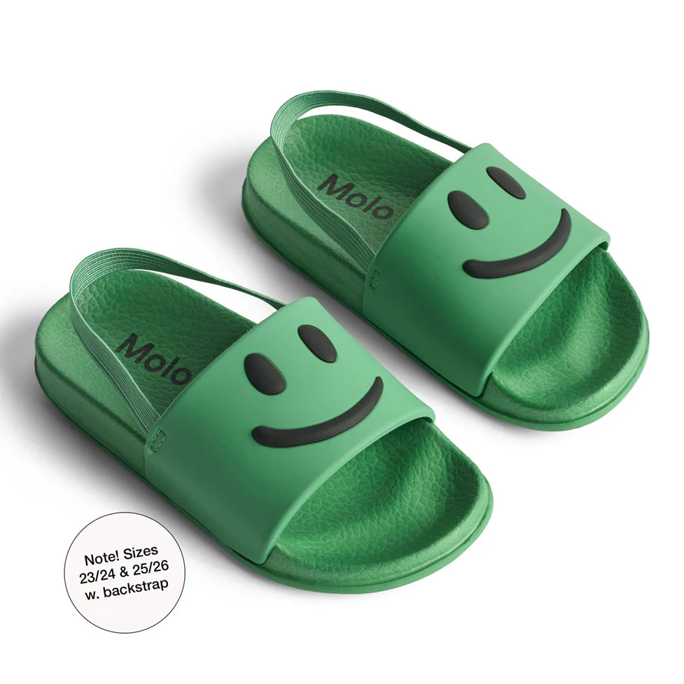Molo Garden Green Zhappy Flip Flops