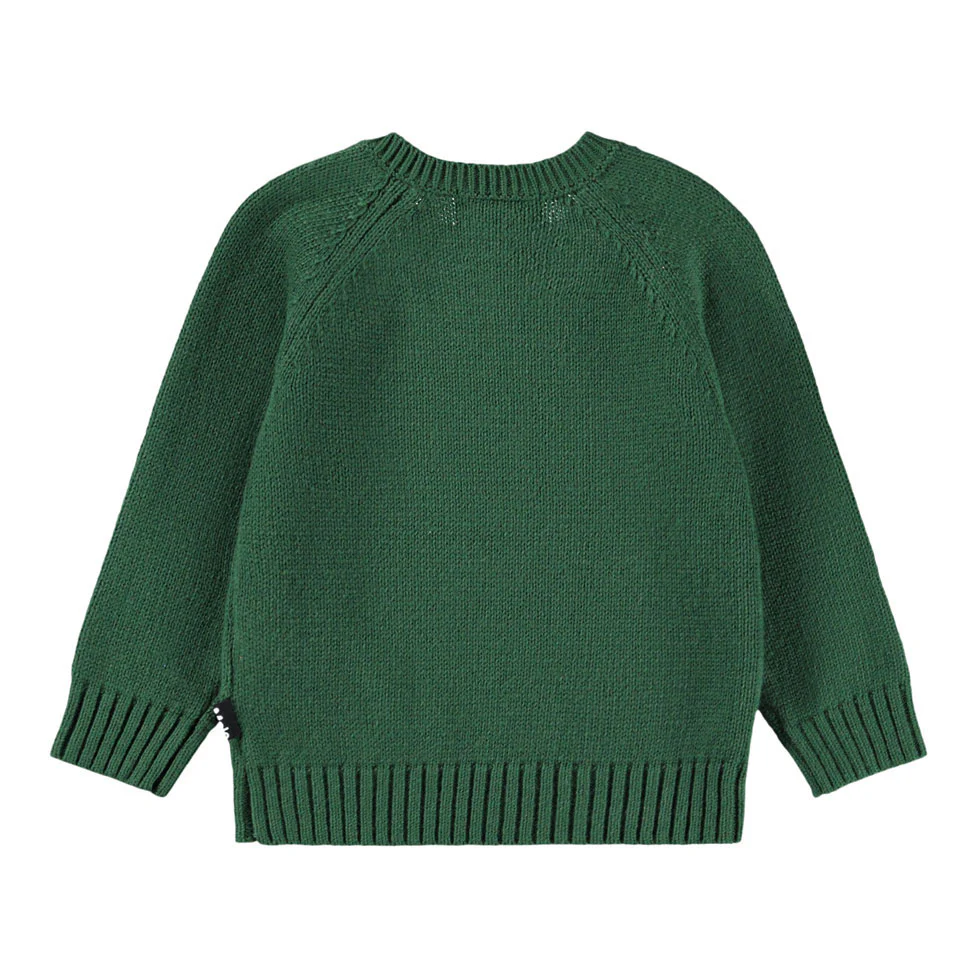 Molo Green Dachs Puppy Bless Sweater - Image 2