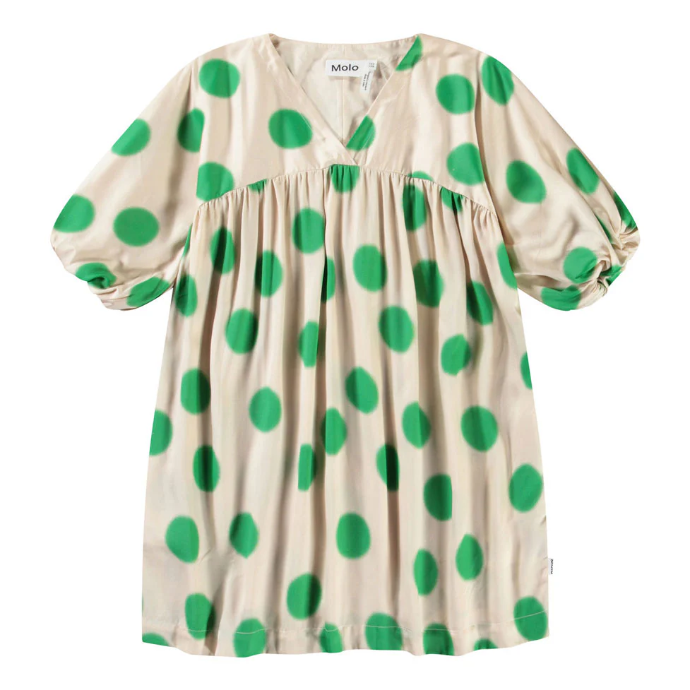 Molo Green Dots Camellia Dress
