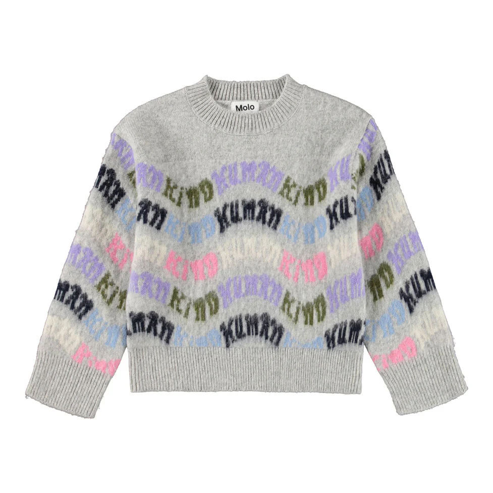 Molo Grey Melange Gayle Sweater