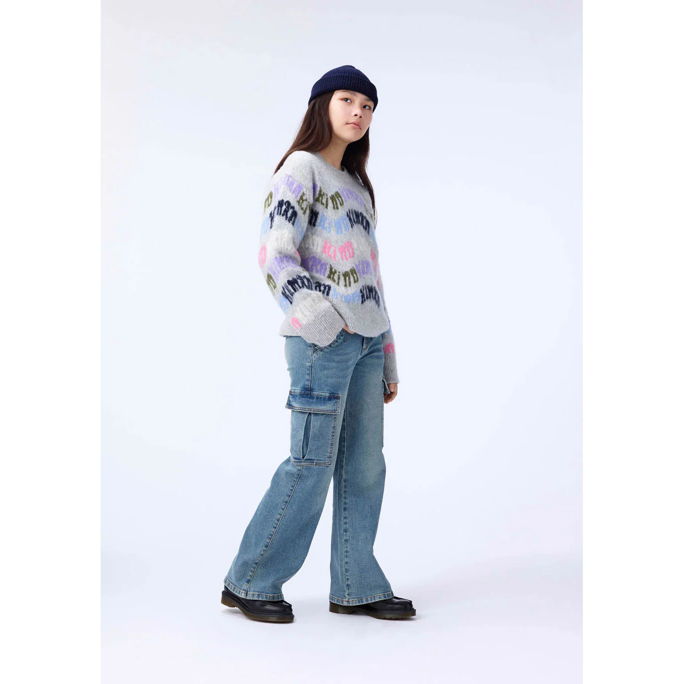 Molo Grey Melange Gayle Sweater - Image 2