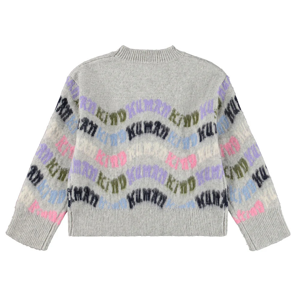 Molo Grey Melange Gayle Sweater - Image 3