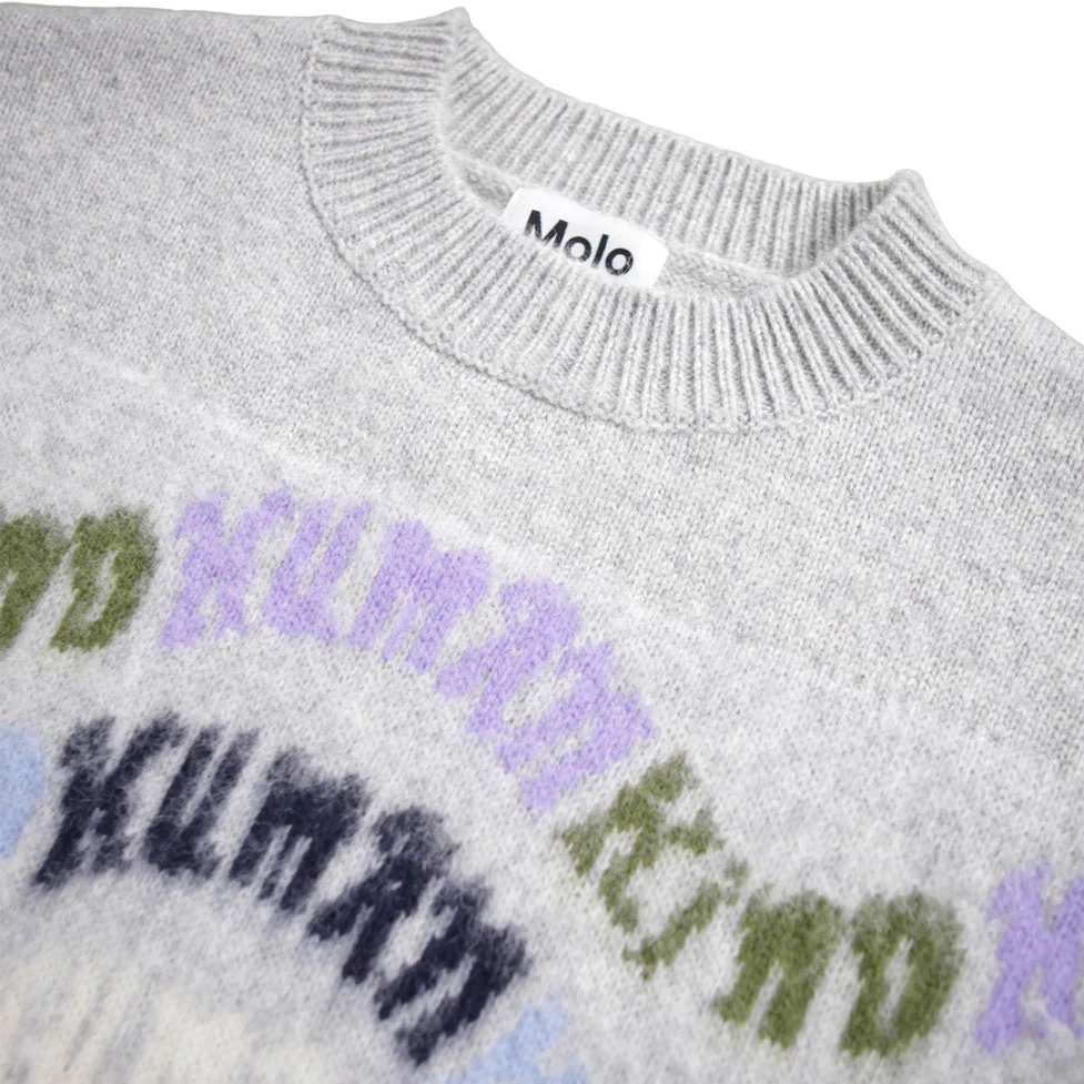 Molo Grey Melange Gayle Sweater - Image 4