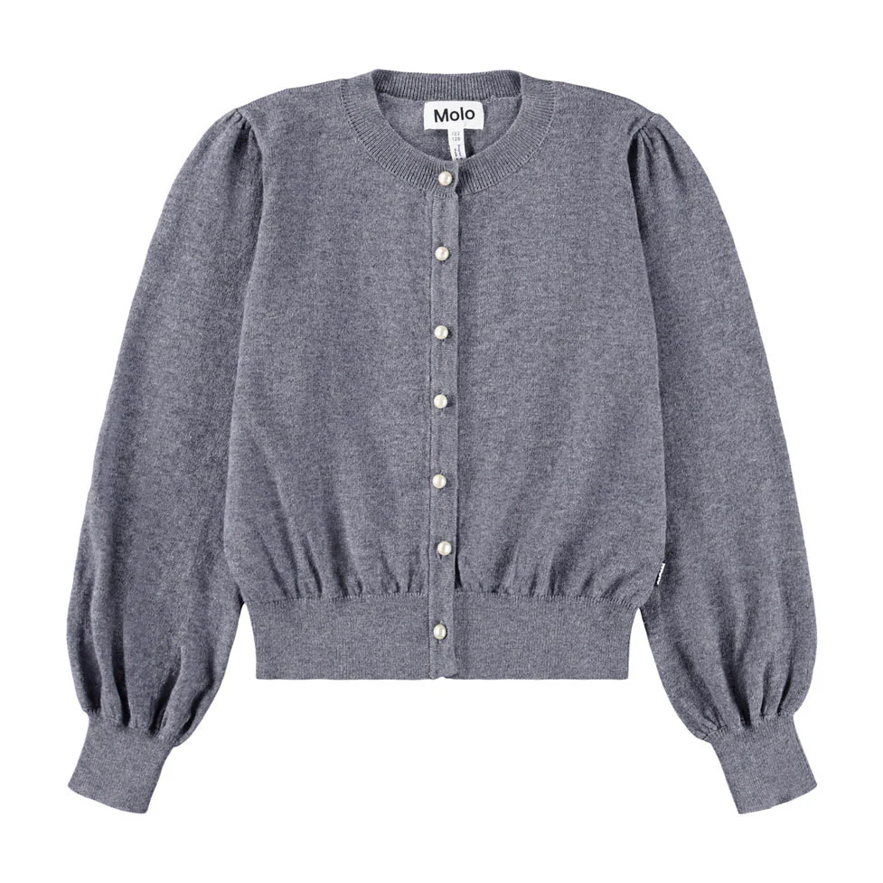 Molo Grey Melange Guinevere Cardigan