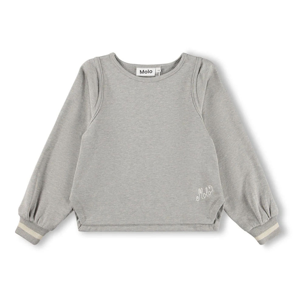 Molo Grey Melange Marina Sweatshirt