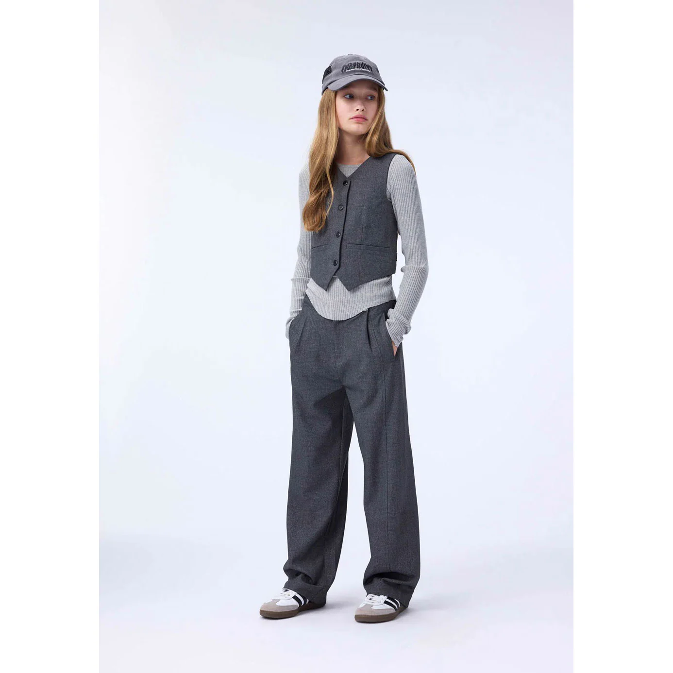 Molo Grey Melange Rochelle T-Shirt - Image 2