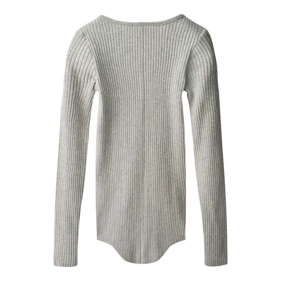 Molo Grey Melange Rochelle T-Shirt - Image 3