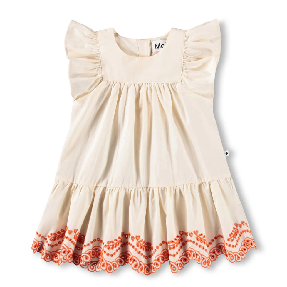 Molo Pearled Ivory Cammas Dress