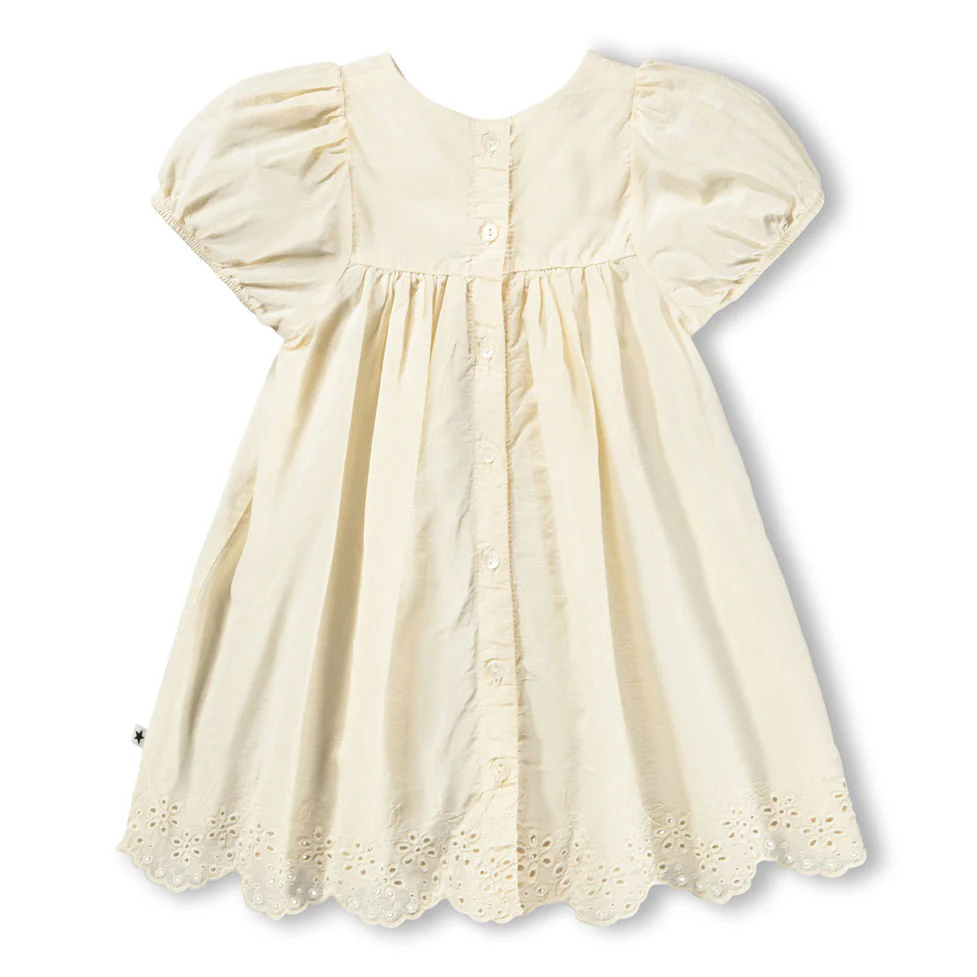 Molo Pearled Ivory Carmen Dress - Image 3