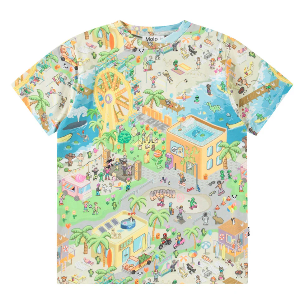 Molo Pixelcation Riley T-Shirt