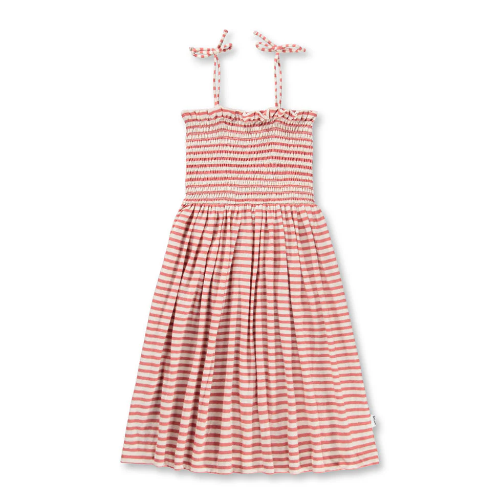 Molo Rose Ivory Stripe Cheryl Dress