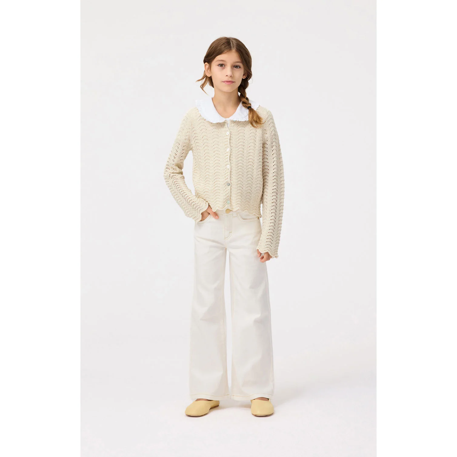 Molo Sand Melange Gigi Cardigan - Image 2