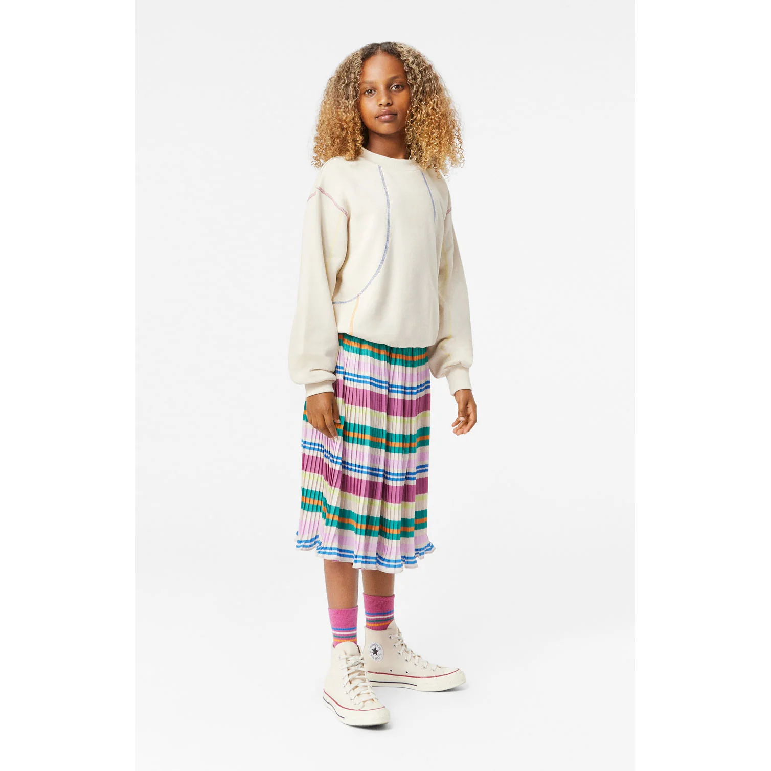 Molo Sporty Stripes Bess Skirt - Image 2