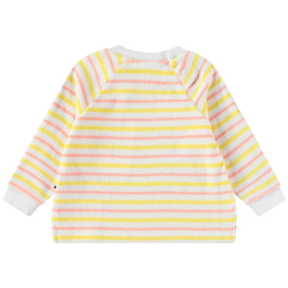 Molo Sun Melon Stripe Dora Sweatshirt - Image 2