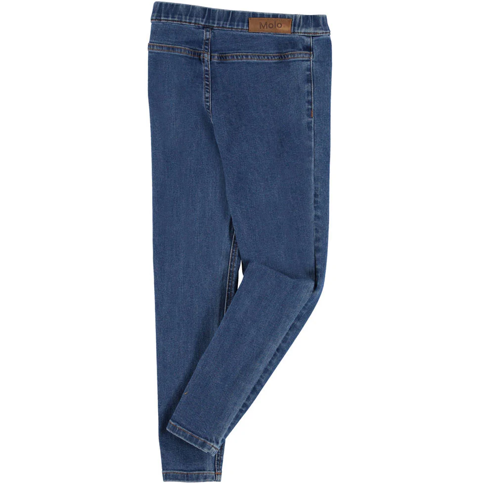 Molo Suttle Stone Blue April Woven Pants - Image 2