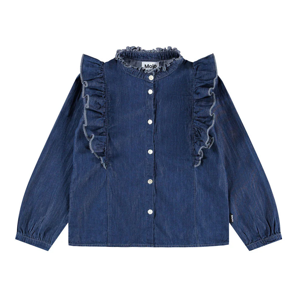 Molo Washed Blue Raphaella Shirt