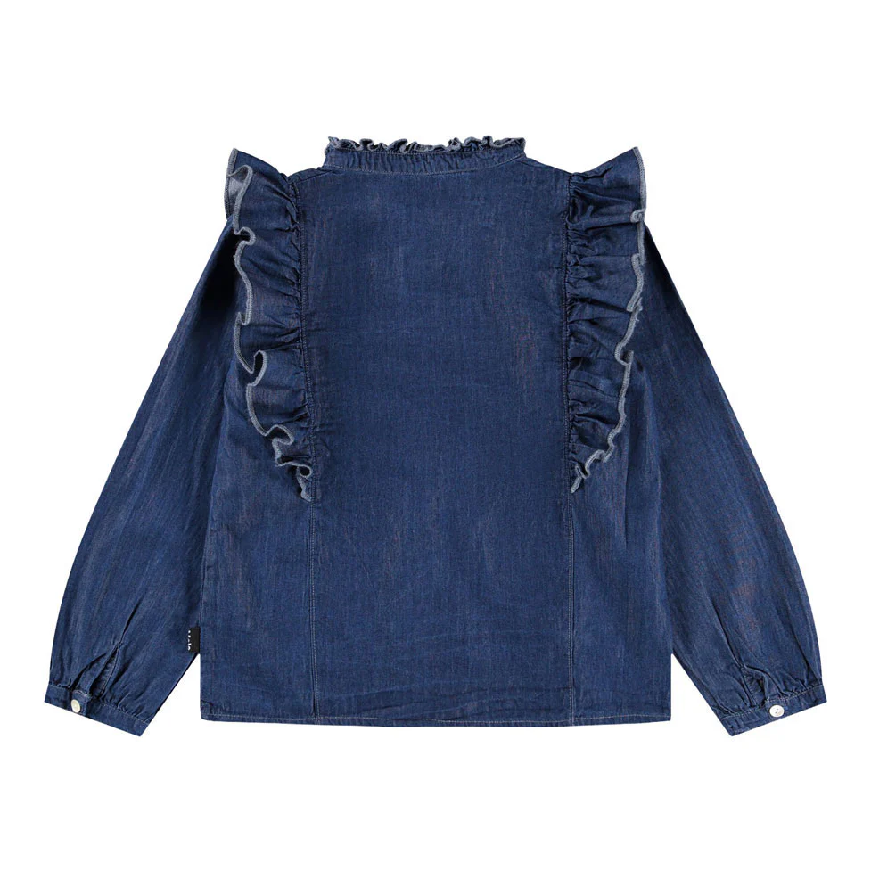 Molo Washed Blue Raphaella Shirt - Image 3