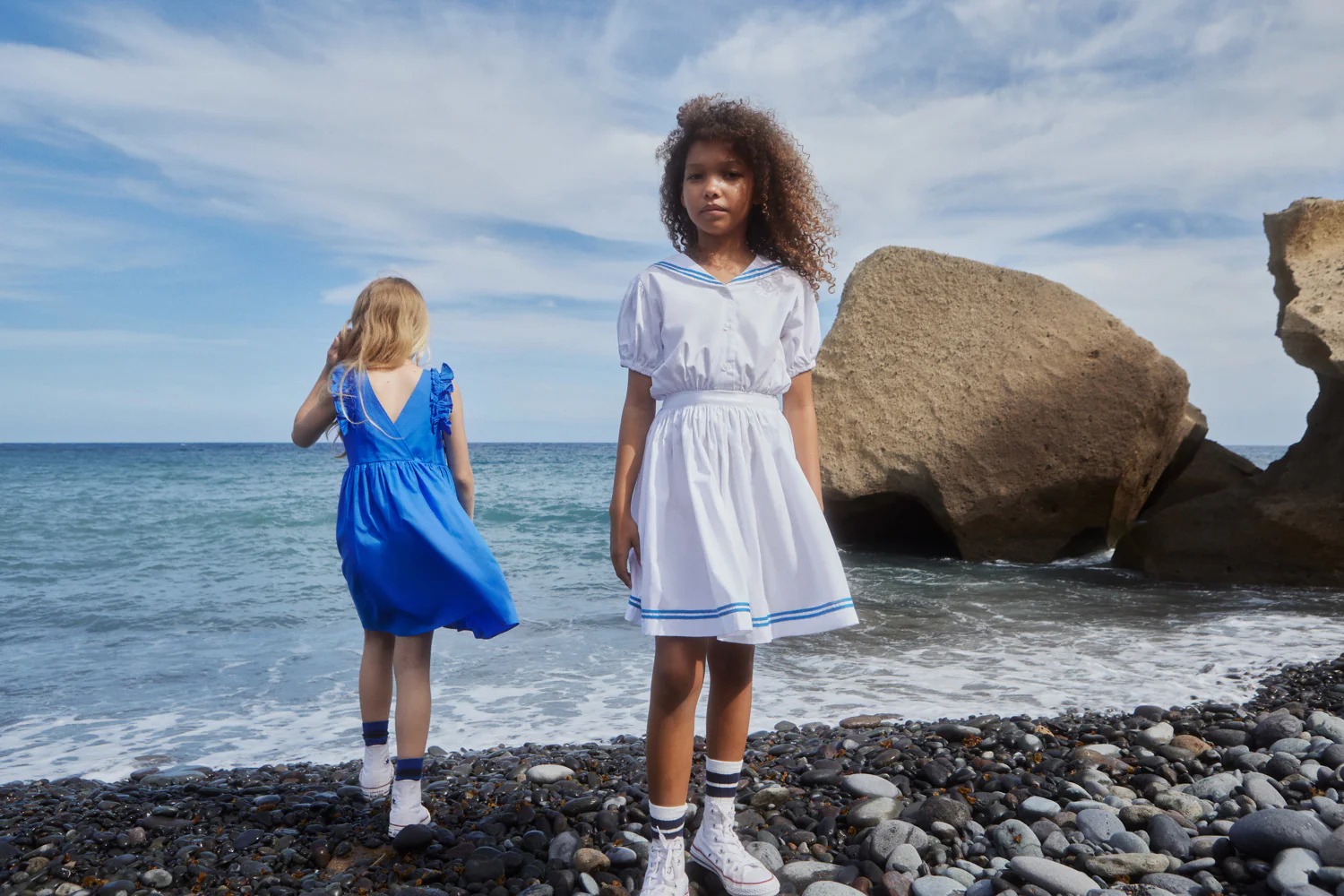 Molo White Conch Dress - Image 4
