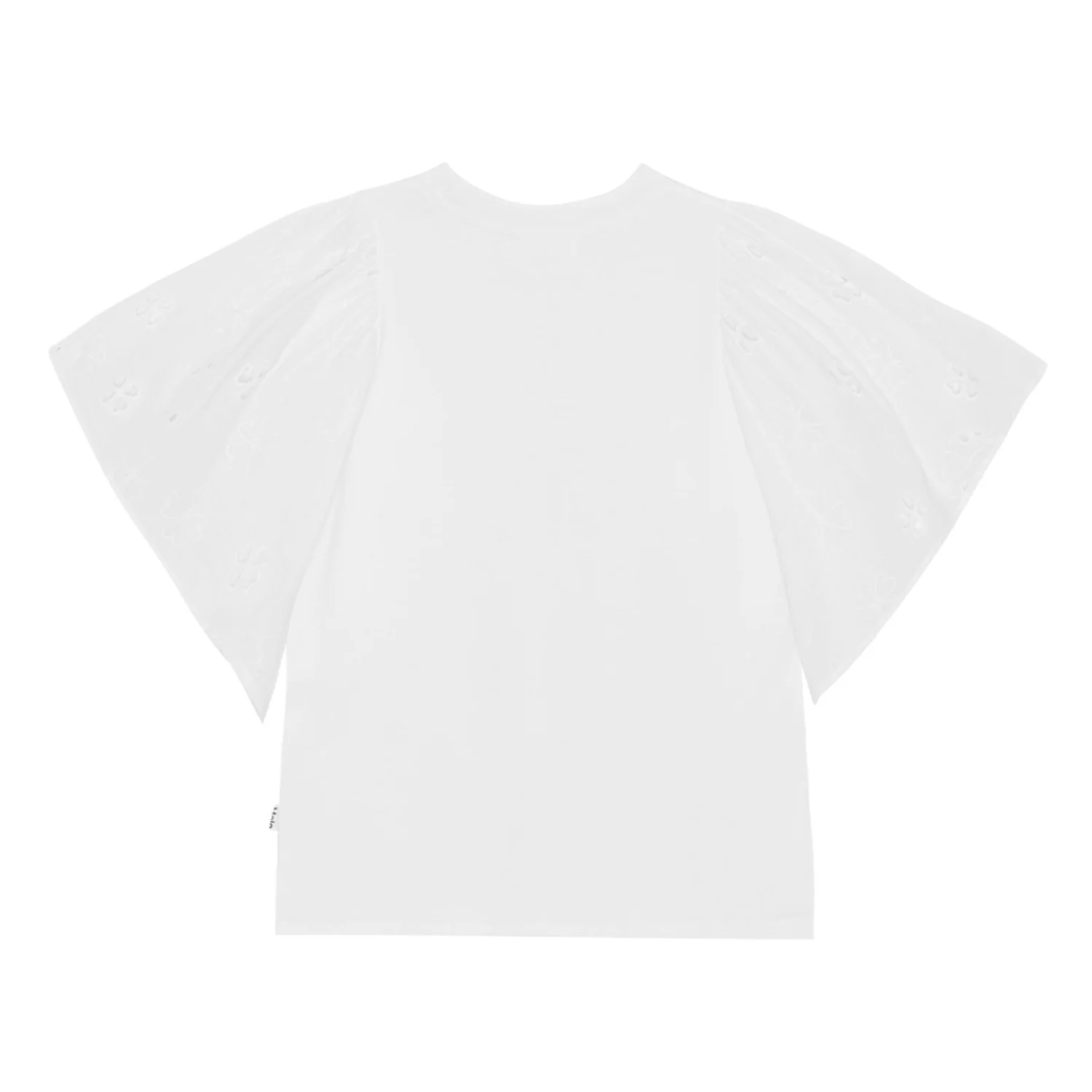 Molo White Ritza Flutter Sleeve Tee - Image 3