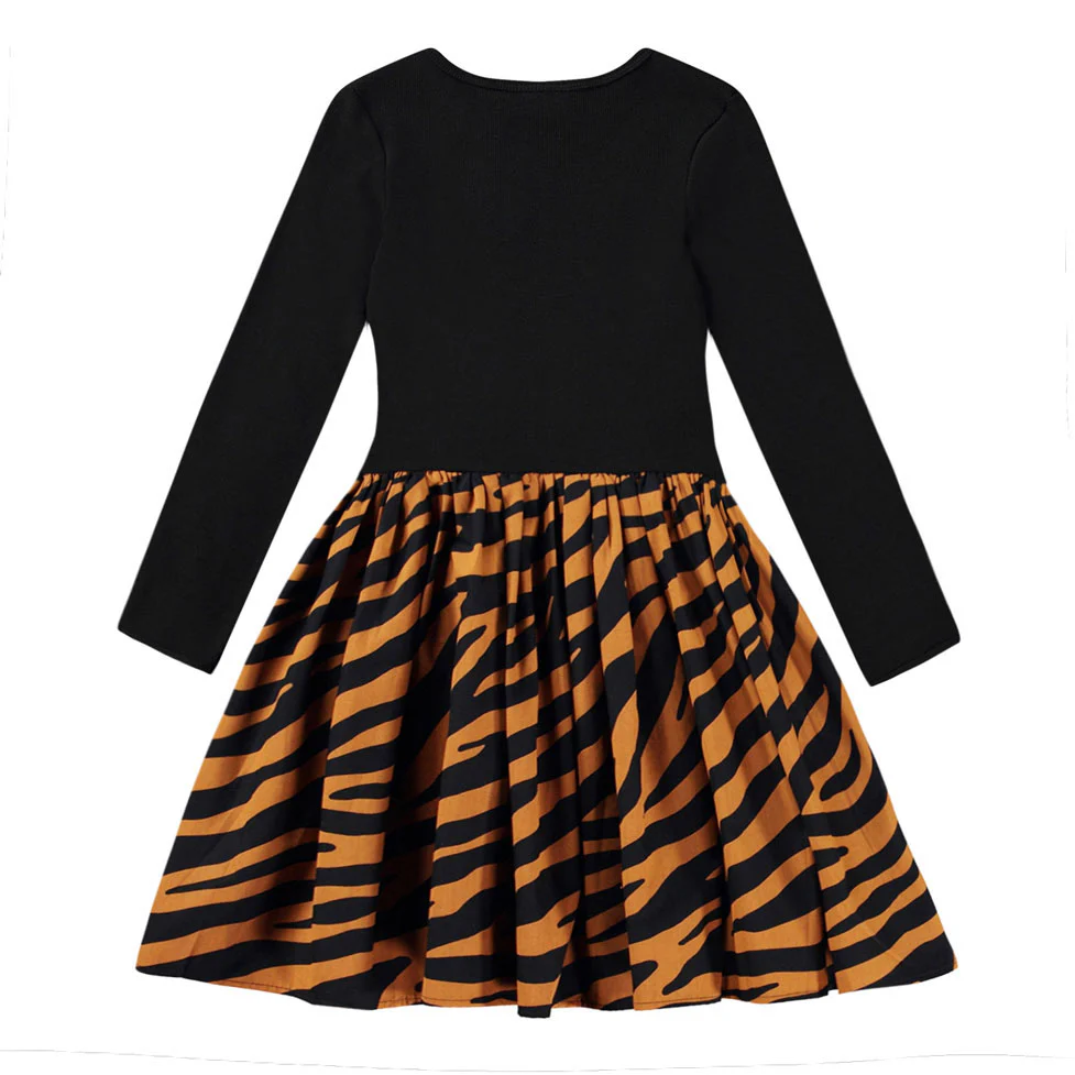 Molo Zebra Denim Casie LS Dress - Image 2