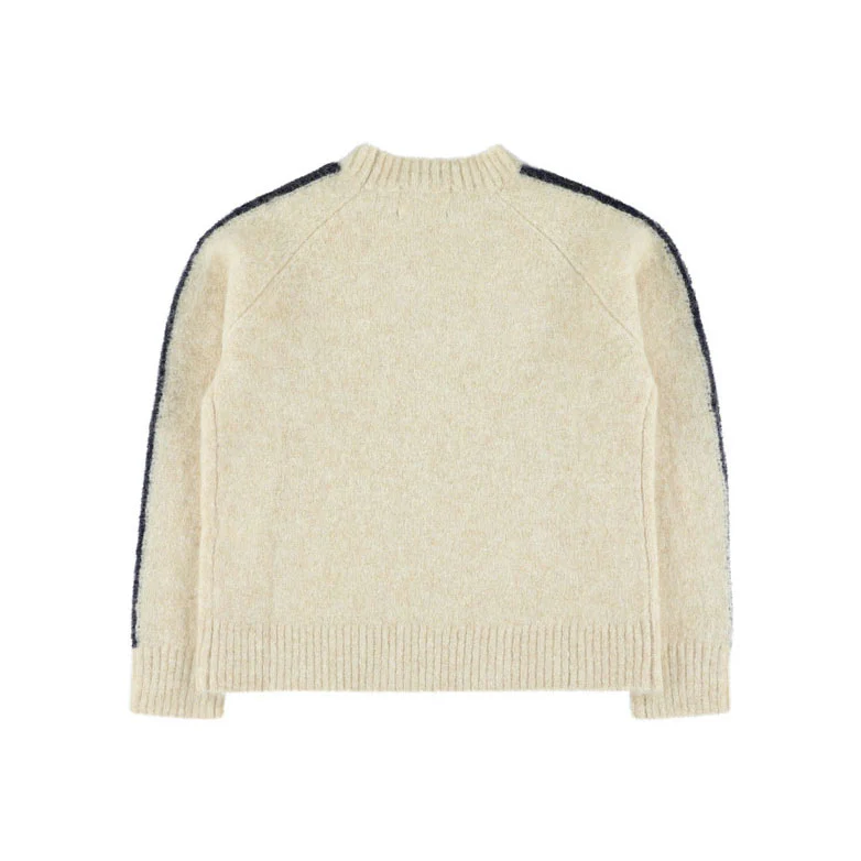 Morley Beige Striped Pullover - Image 2