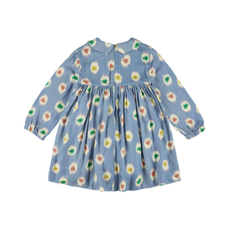 Morley Blue Clover Ruffle Dress - Image 2