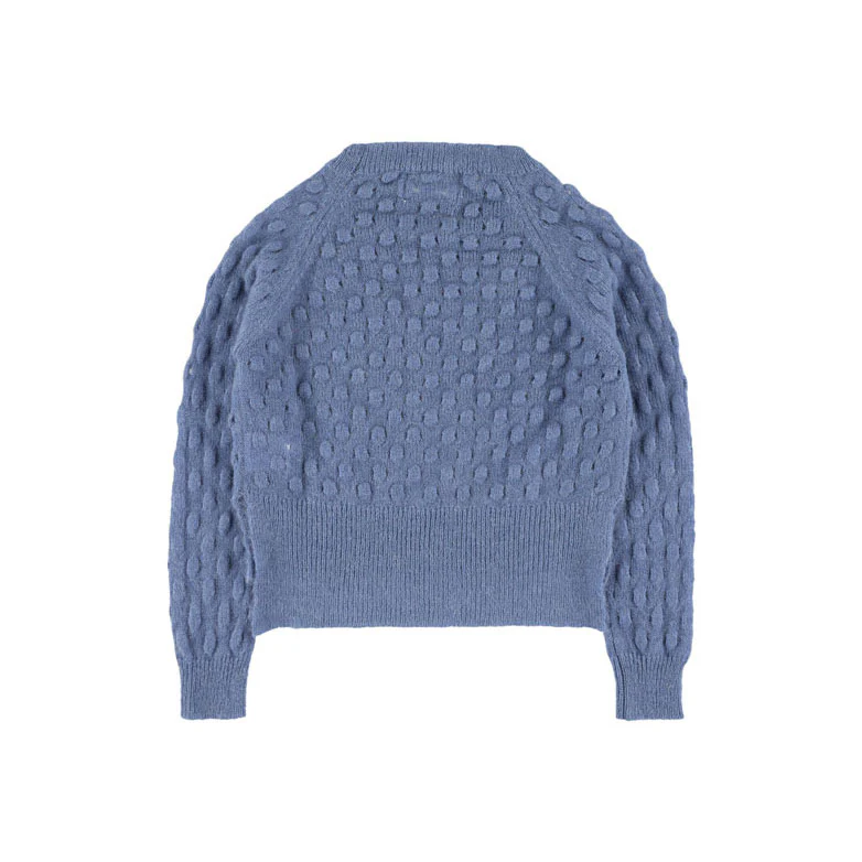 Morley Blue Cropped Pullover - Image 2