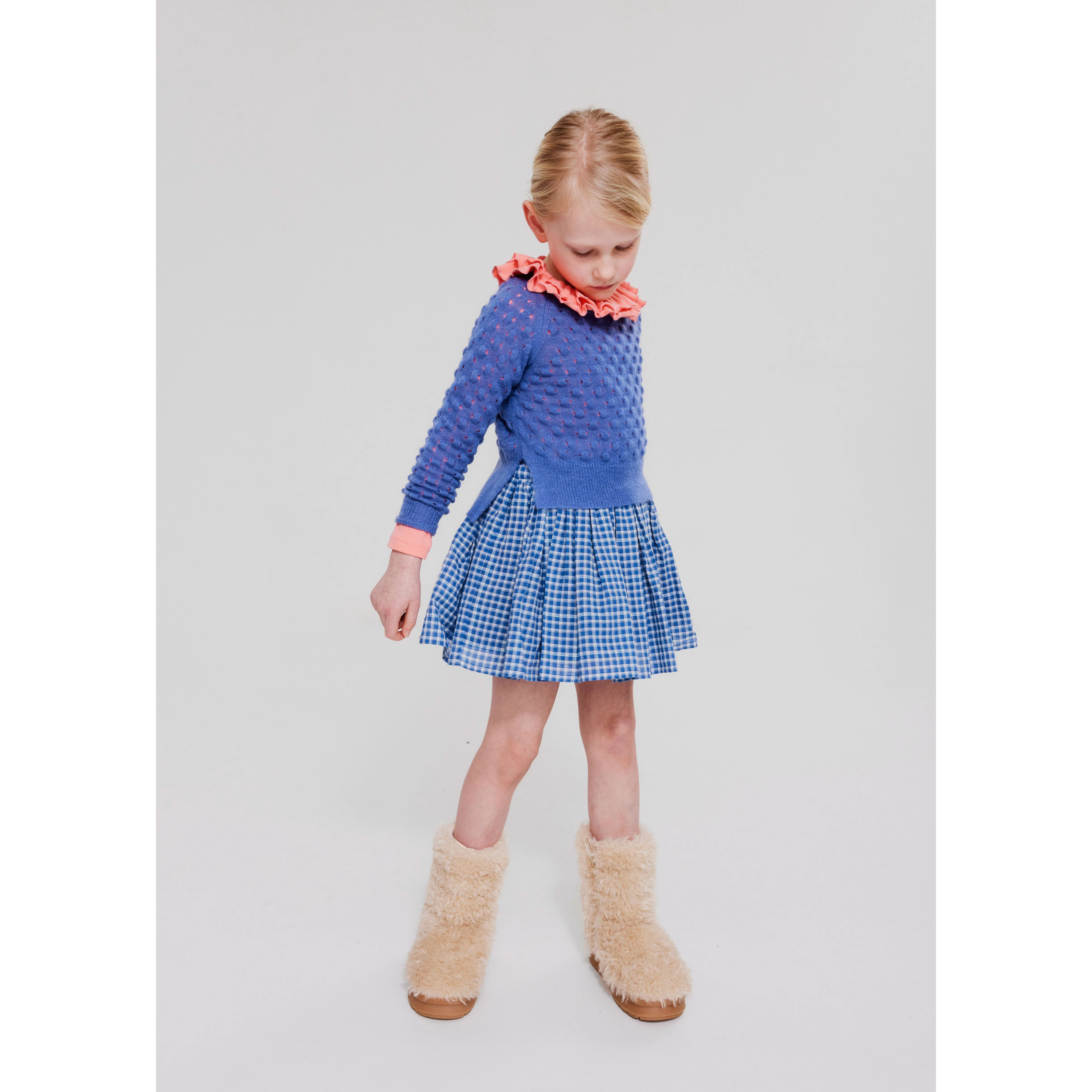 Morley Blue Cropped Pullover - Image 3