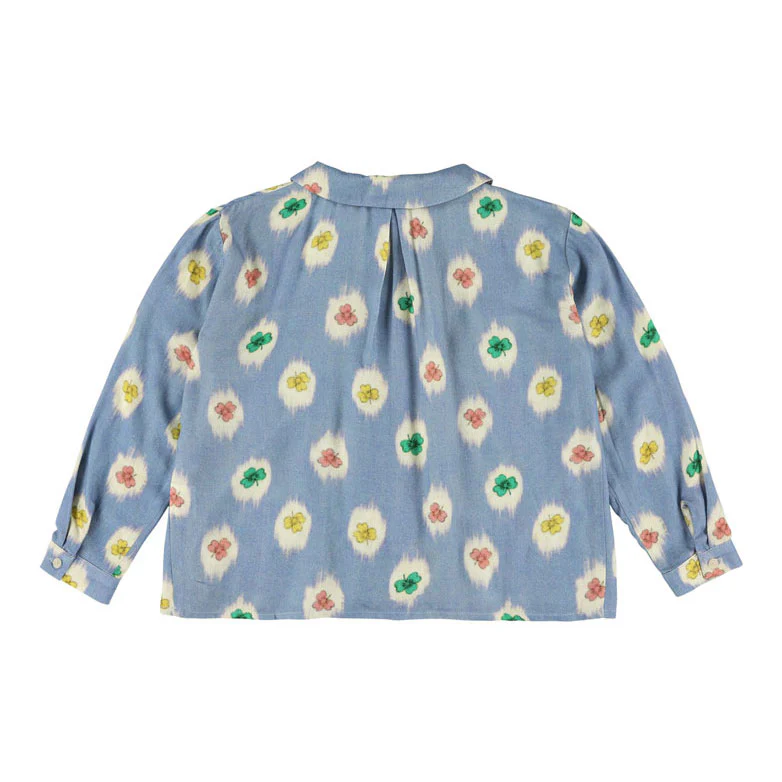 Morley Blue Violet Clover Blouse - Image 2