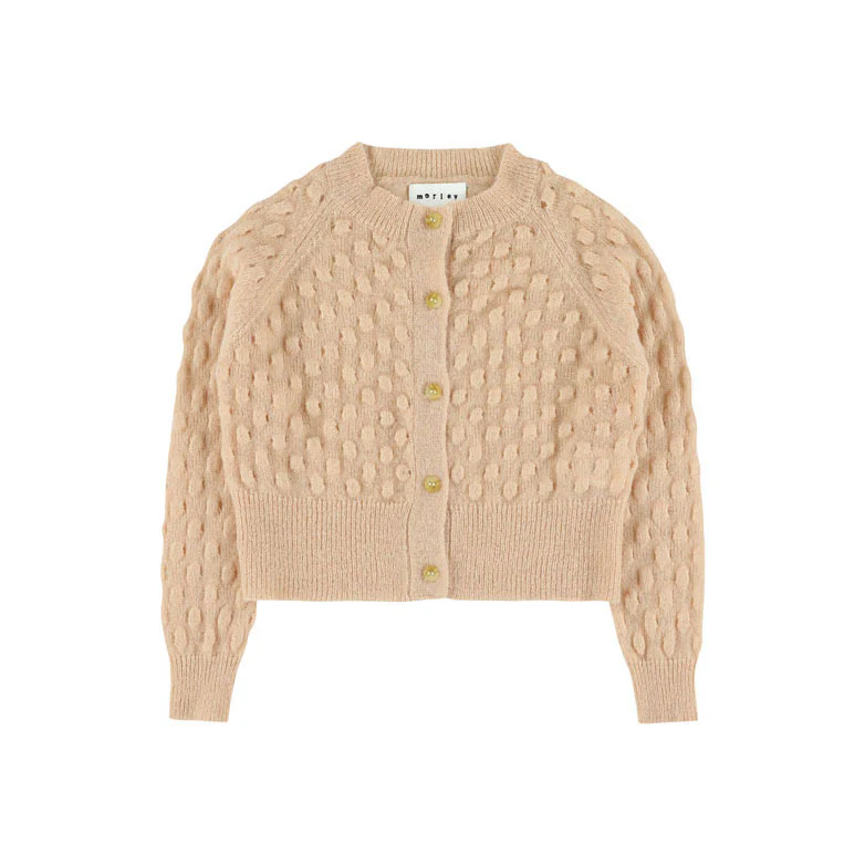 Morley Blush Cropped Cardigan