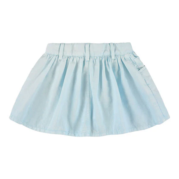 Morley Delicate Blue Quin Skirt - Image 2