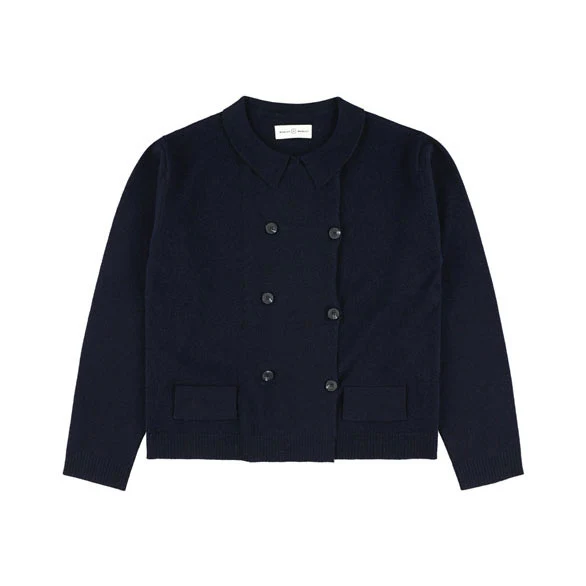 Morley Navy Yes Pullover