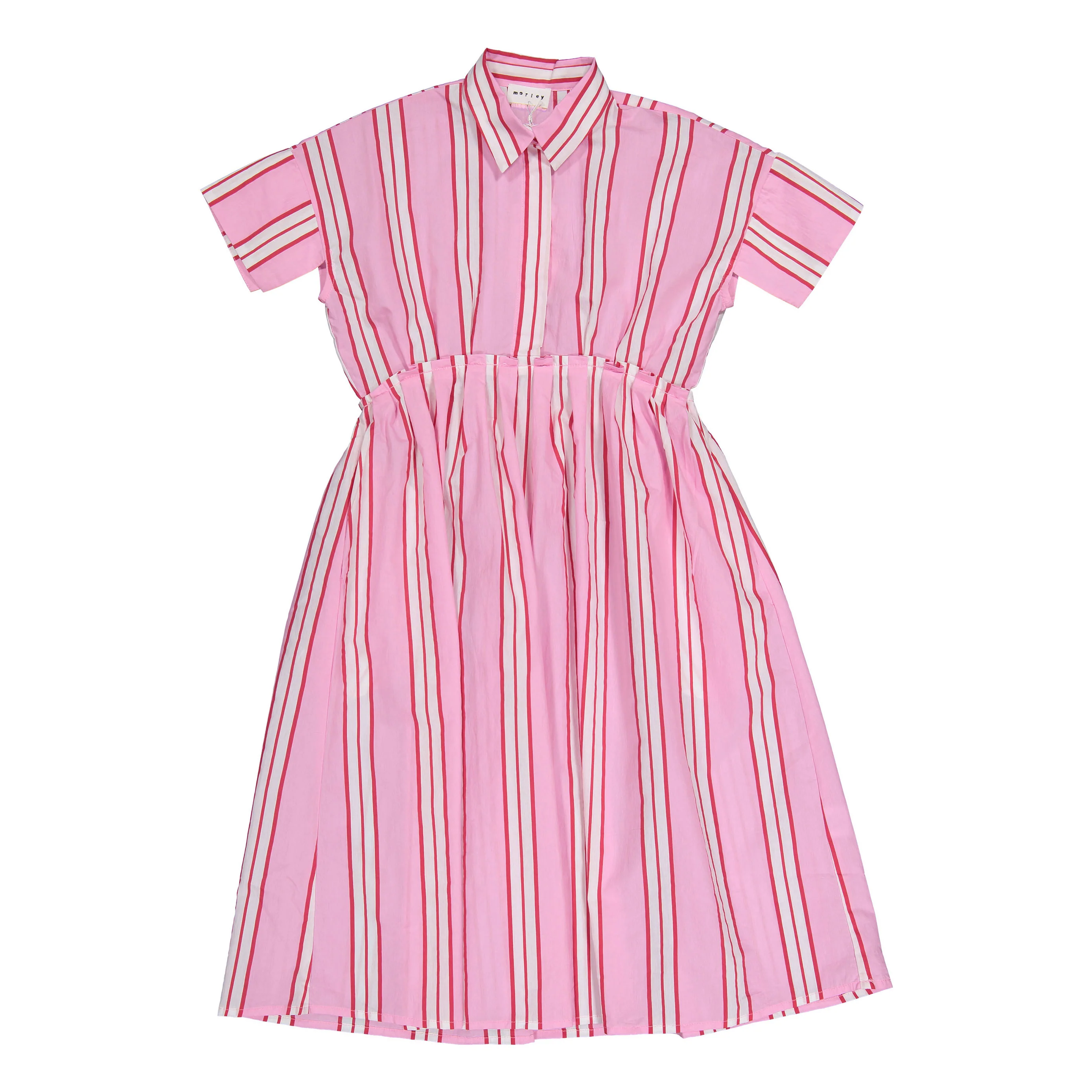 Morley Pink Crazy Stripe Long Dress