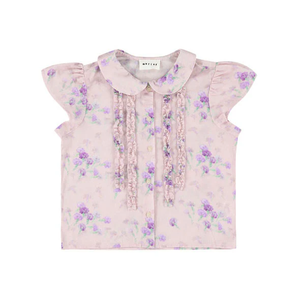 Morley Purple Chrissy Print Blouse