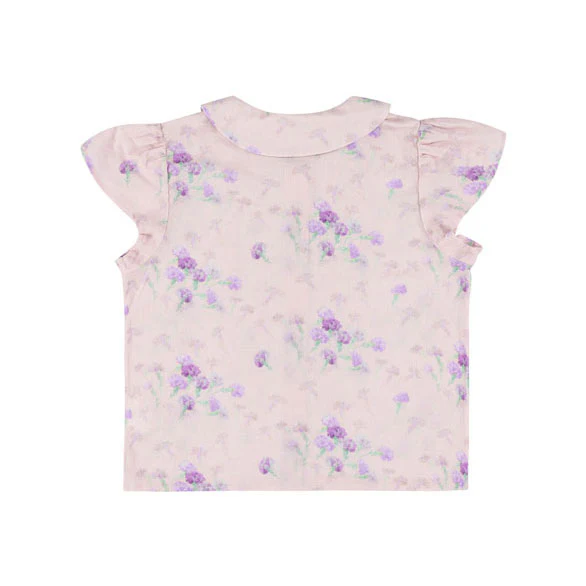 Morley Purple Chrissy Print Blouse - Image 2