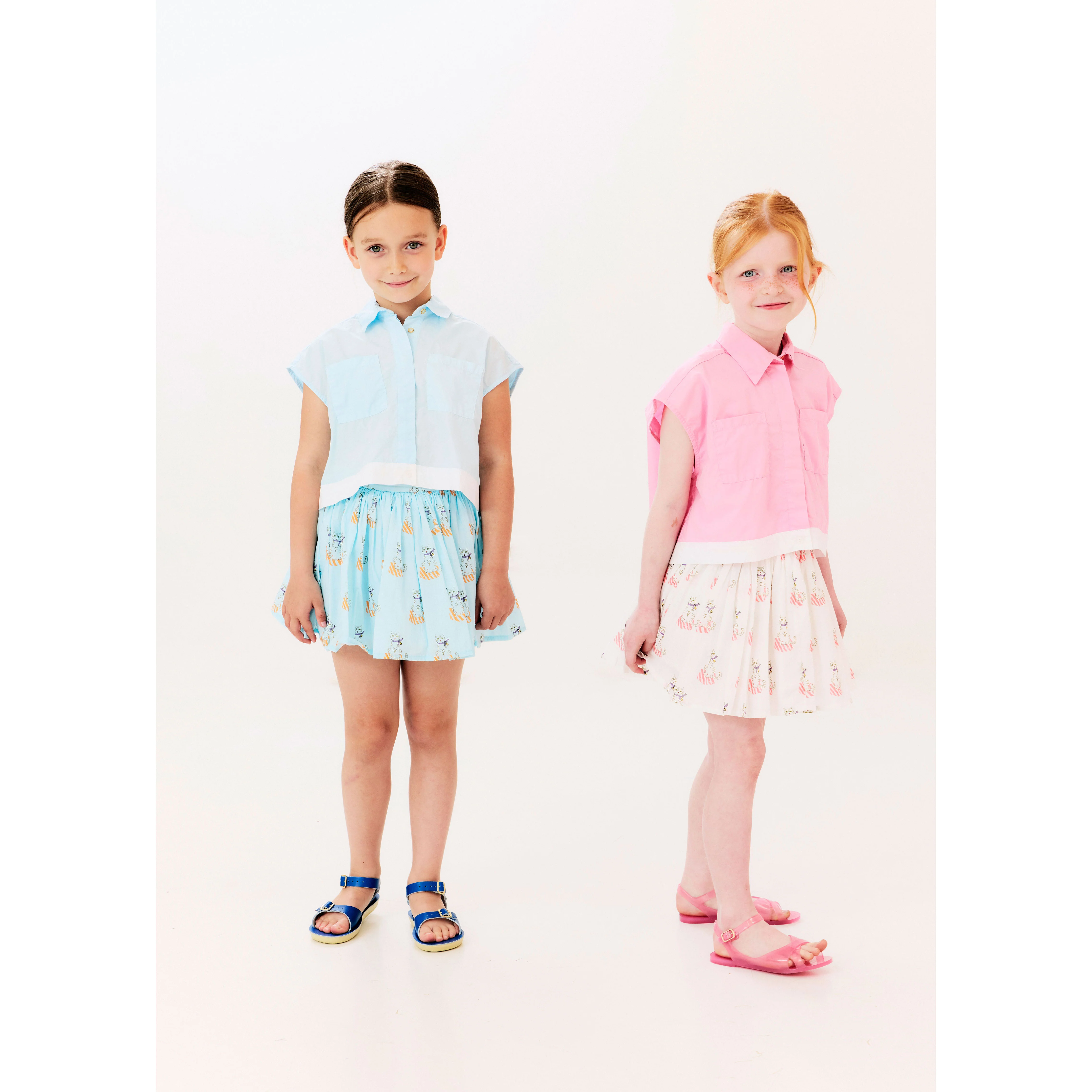 Morley Sky Tulip Skirt - Image 2