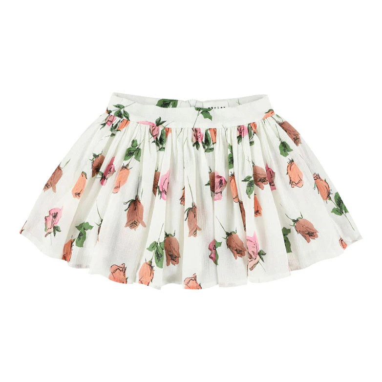 Morley White Long Sprint Skirt