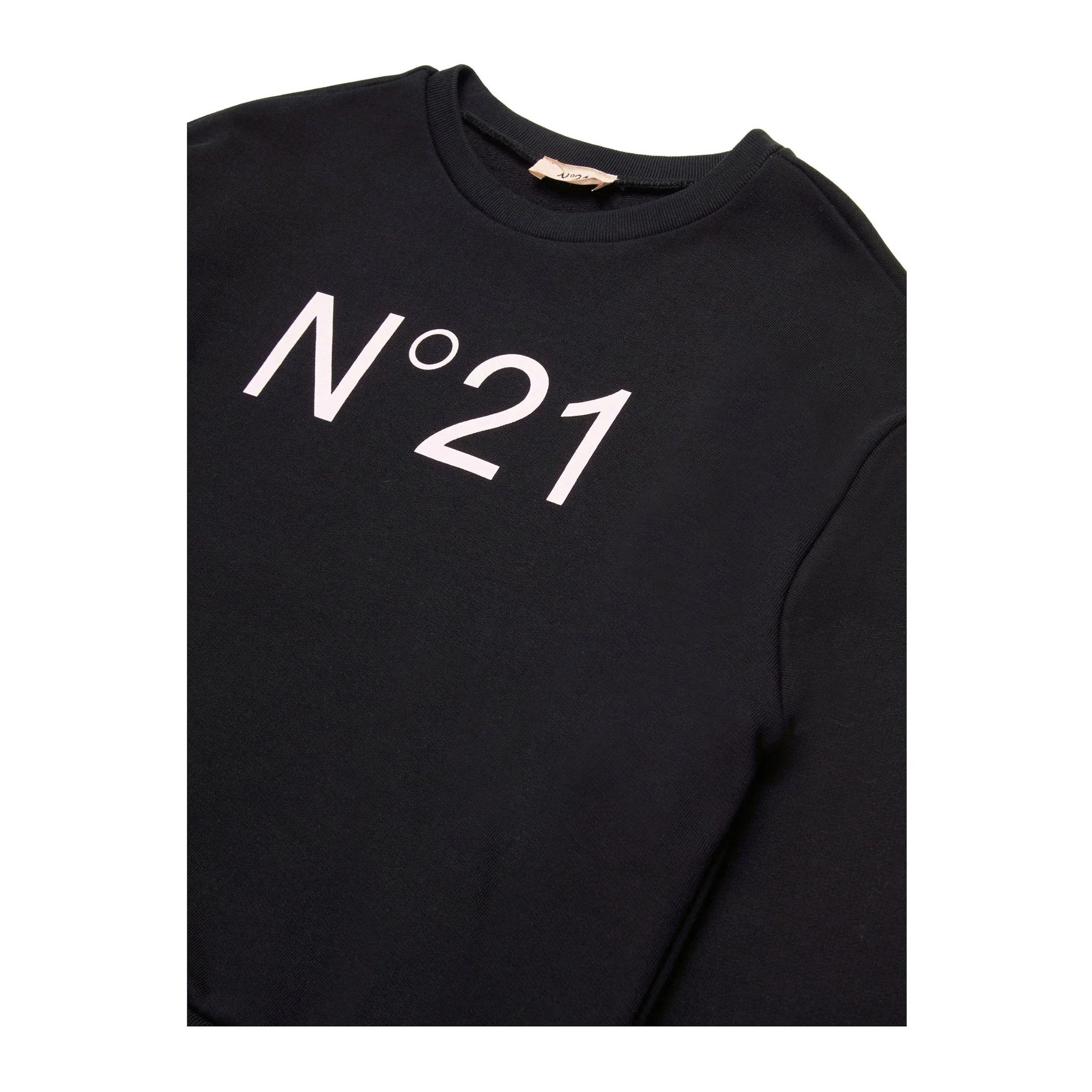N21 Black Branded Crewneck Sweatshirt - Image 3