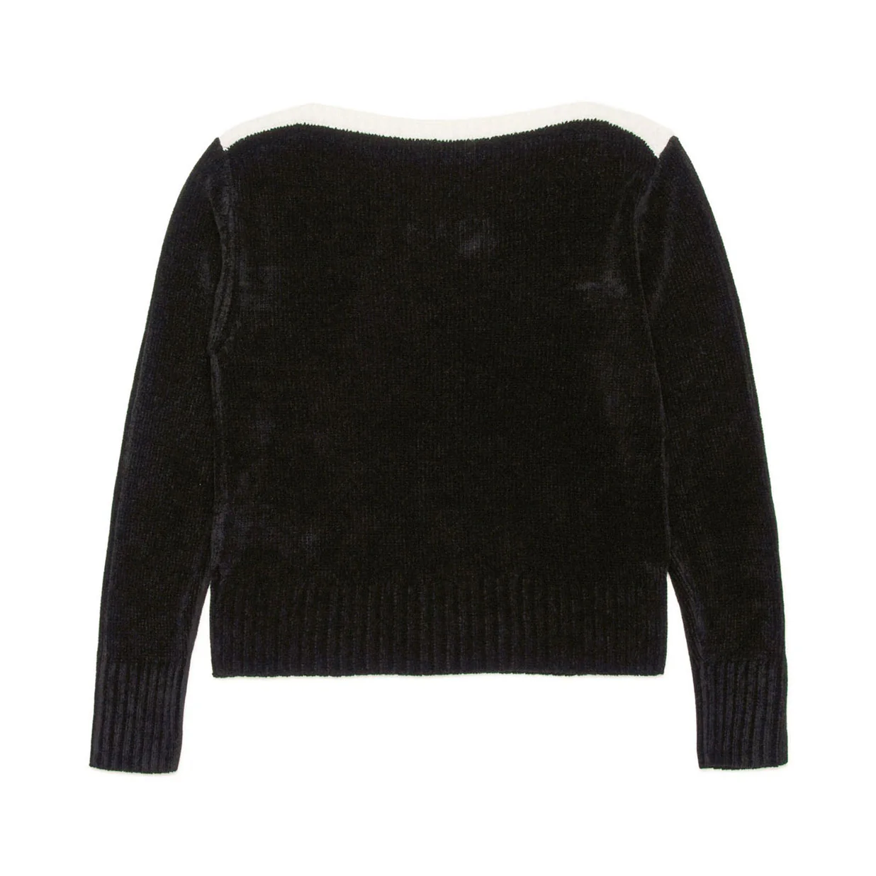 N21 Black Chenille Logo Pullover - Image 3
