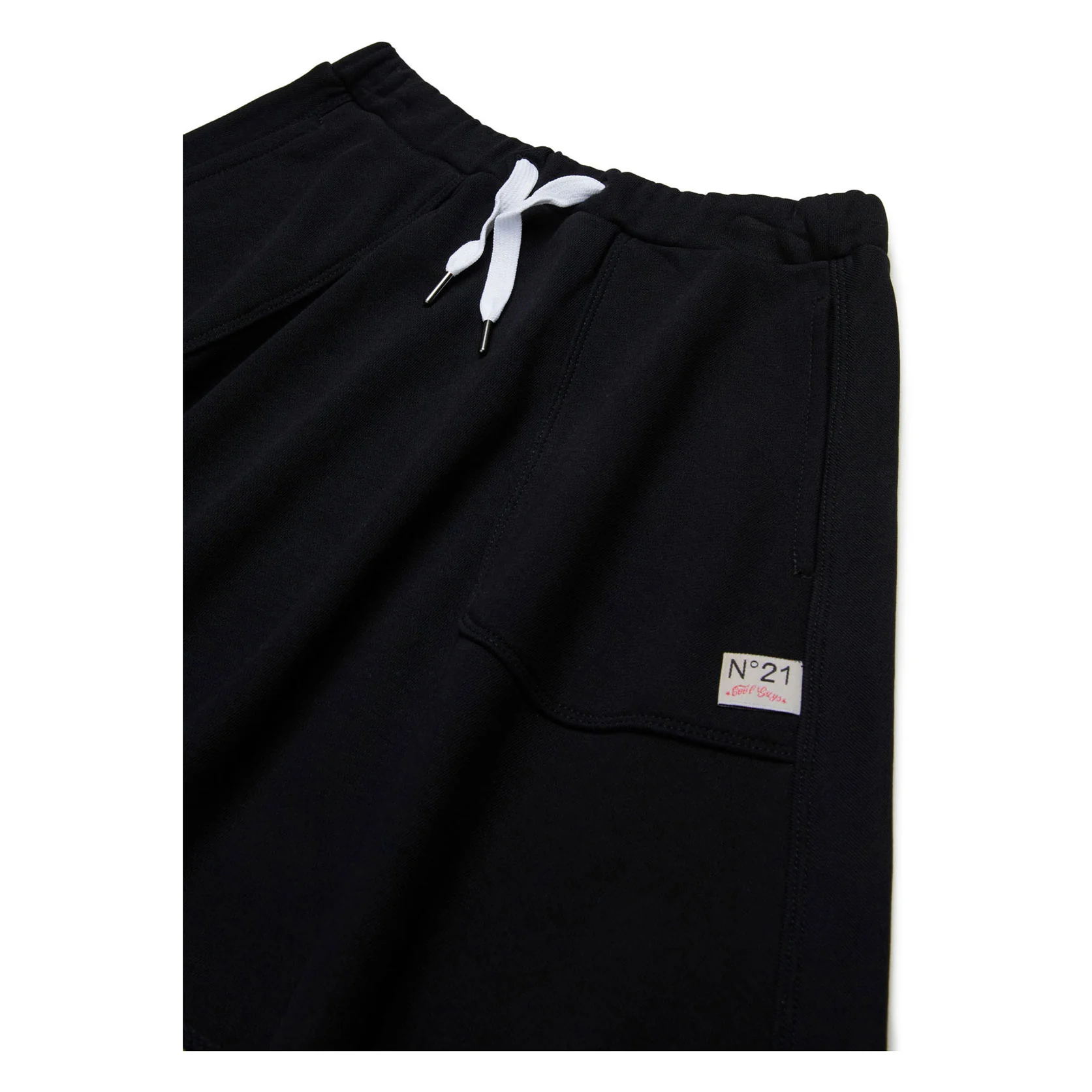 N21 Black Drawstring Gonna Skirt - Image 3