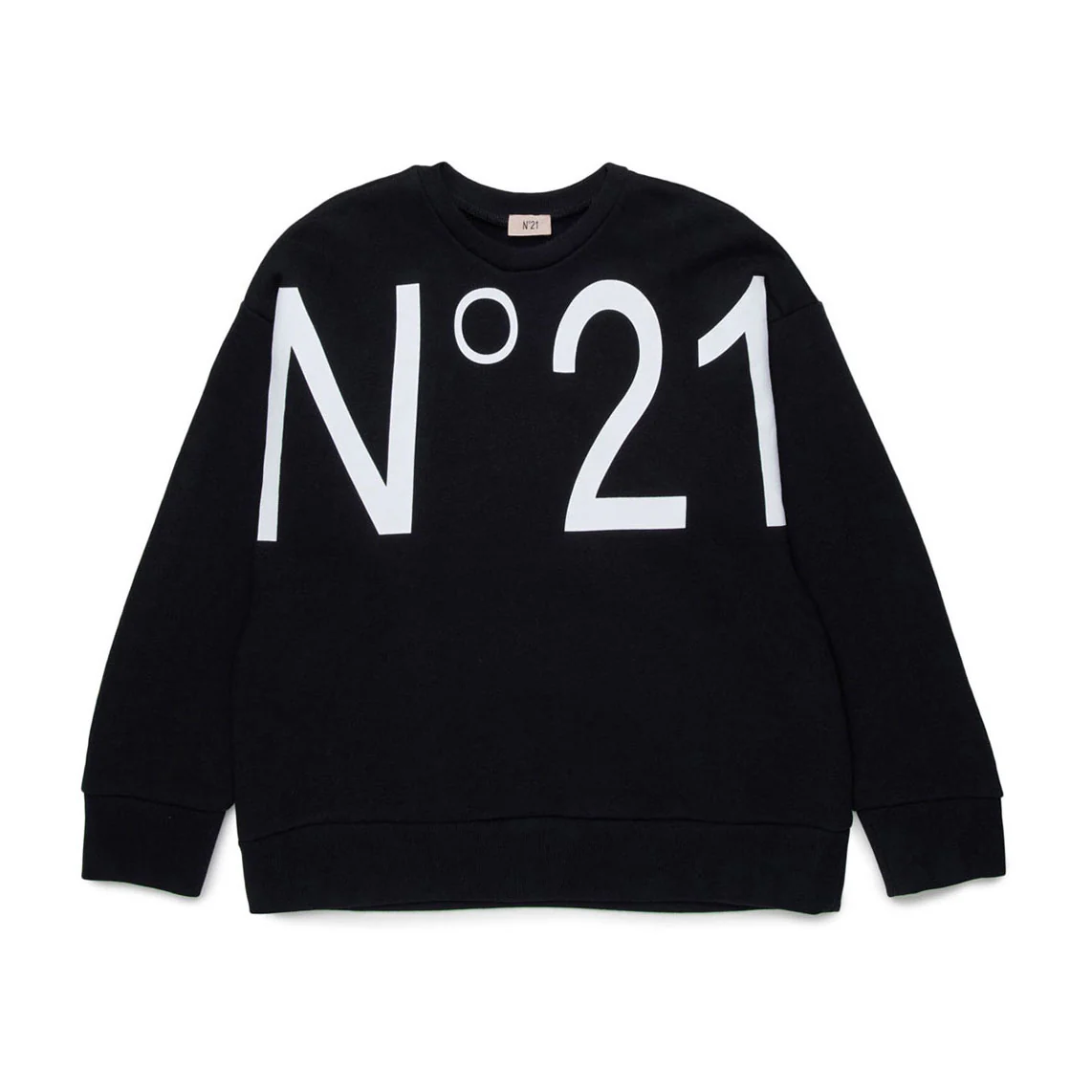 N21 Black Oversized Logo Sweatshirt