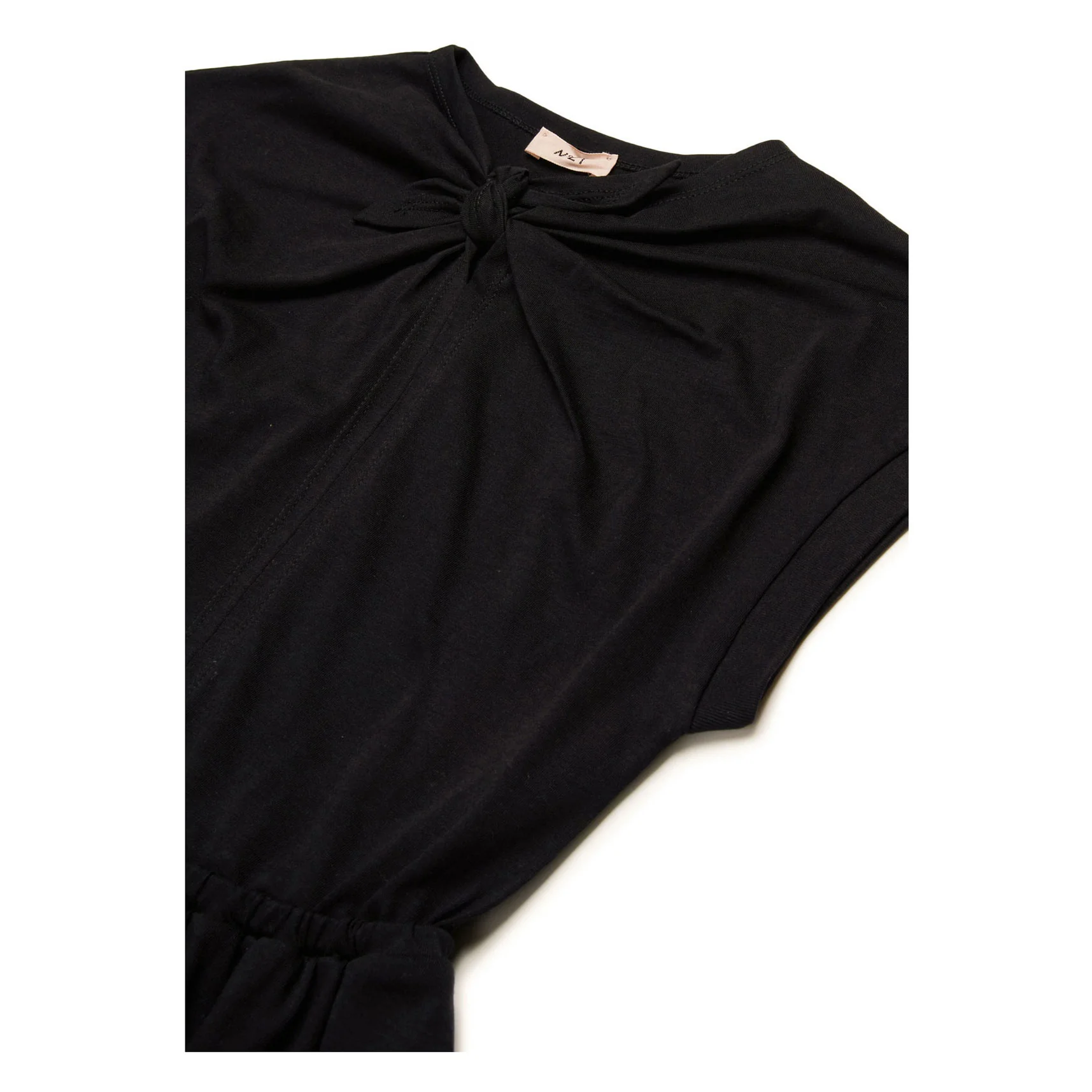 N21 Black Short Sleeve Dress - Image 3
