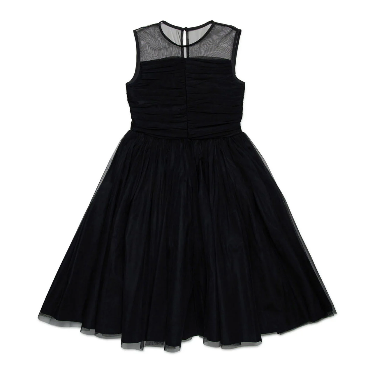 N21 Black Tulle Sleeveless Abito Dress