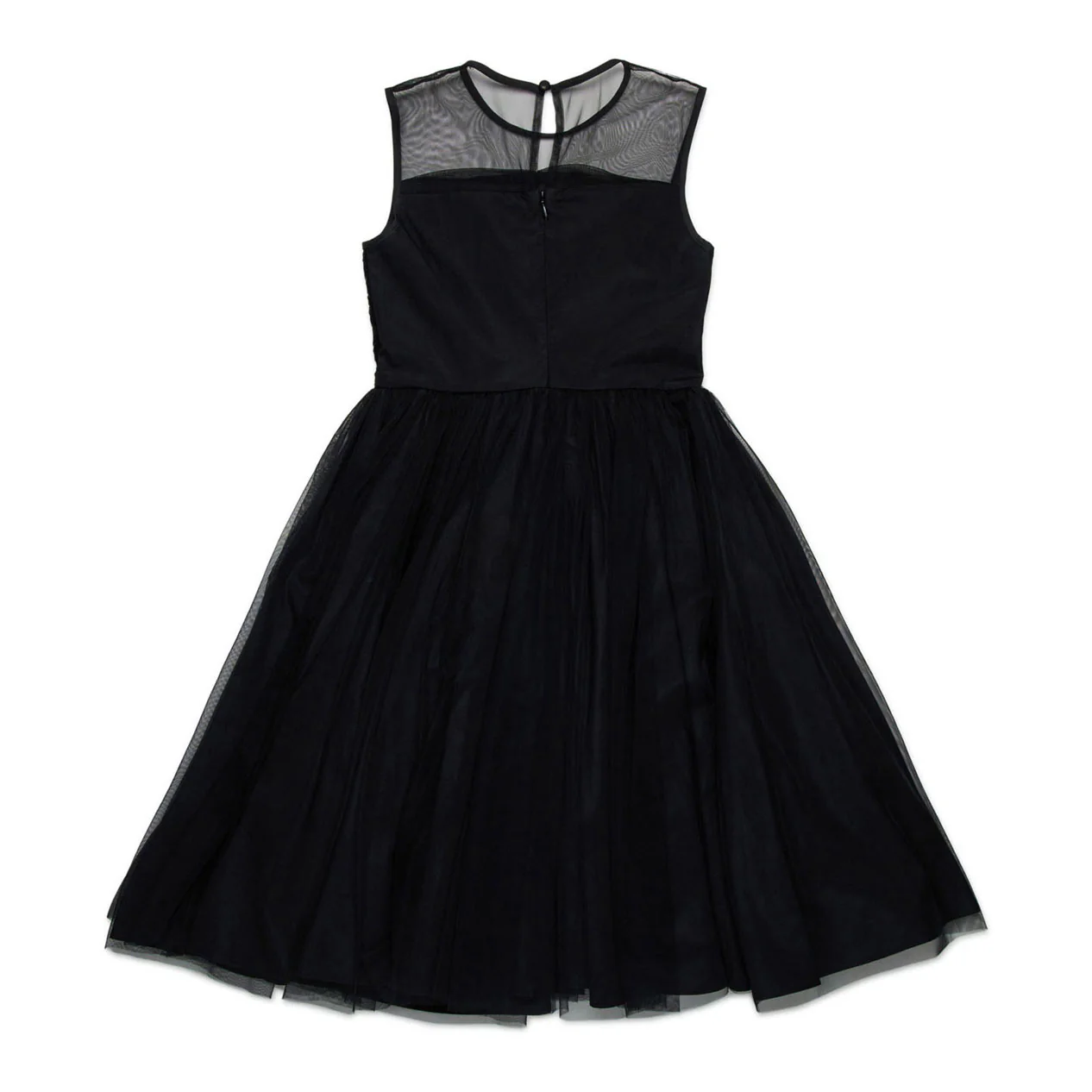 N21 Black Tulle Sleeveless Abito Dress - Image 2